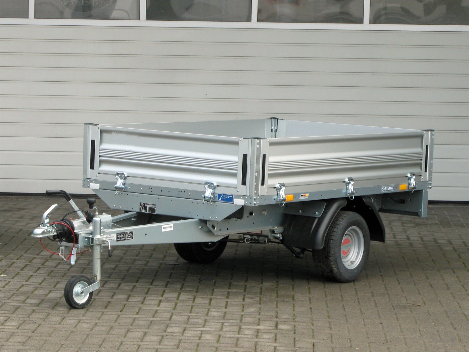 Anhänger STEMA SH O2 10-21-13.1 mit Aluminium-Bordwänden – Ansicht 1