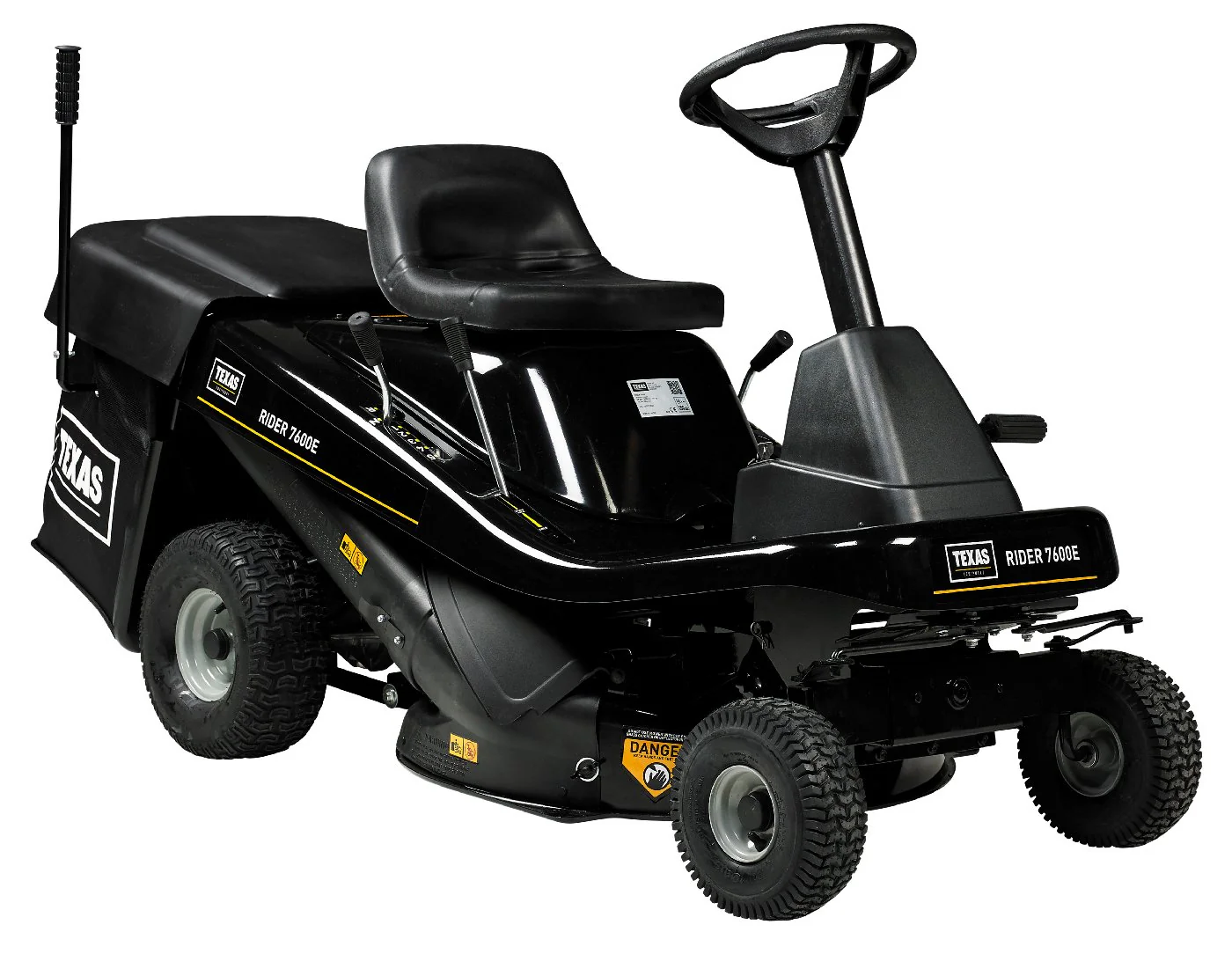 Aufsitzmäher Texas Rider 7600E 3-in-1 mit Mulch-Set, Modell 2025 – Ansicht 1