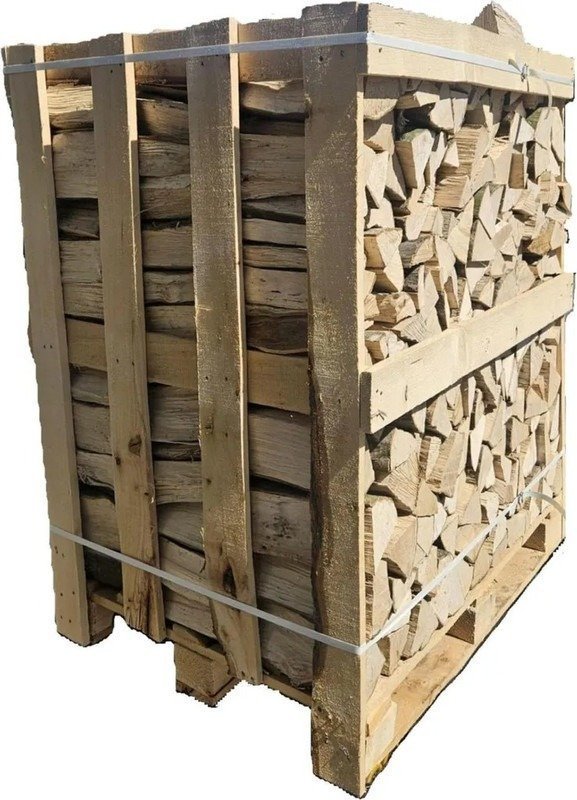 Buchen-Brennholz, 25 cm, 2 RM, in Holzkisten