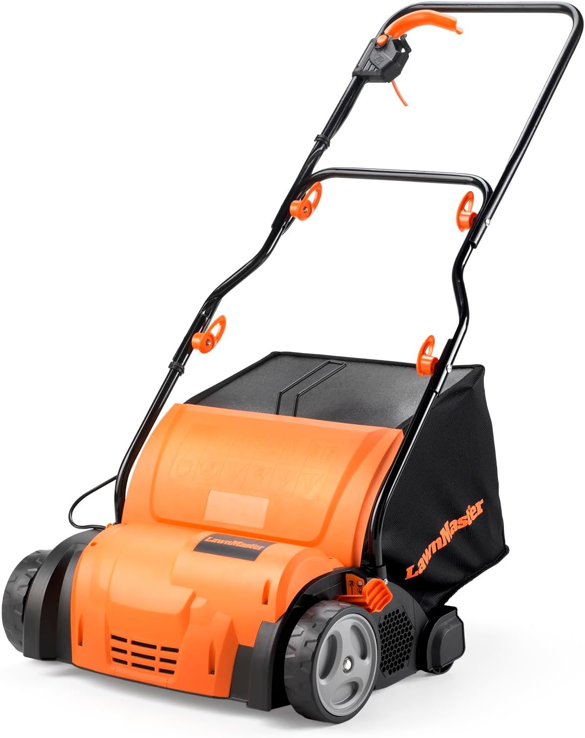 Elektrischer Vertikutierer, 1350 W, 33 cm, 2-in-1, mit 40-Liter-Auffangbeutel – Ansicht 1