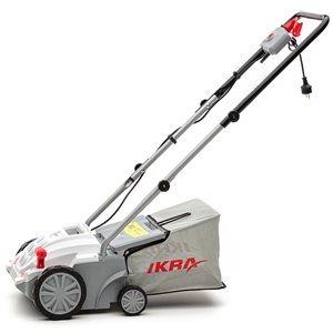 Elektrischer Vertikutierer, 1500 W, Arbeitsbreite 32 cm, einstellbare Arbeitstiefe, 30-Liter-Auffangbeutel, 2 Walzen – Ansicht 1