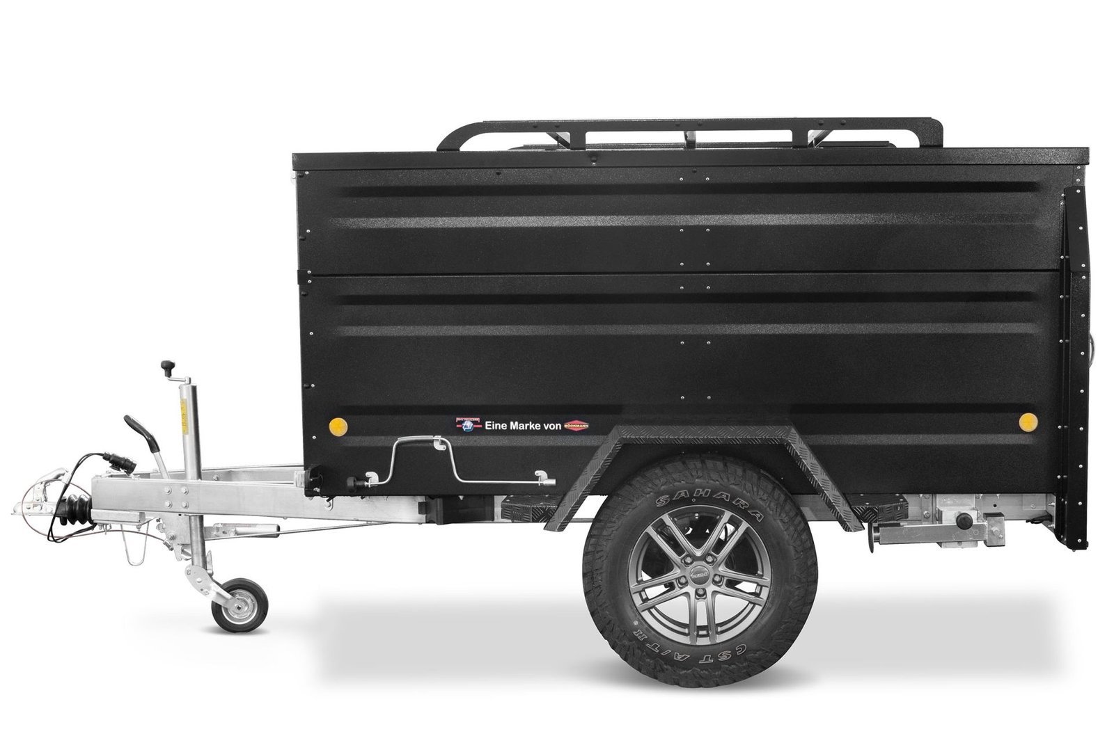 Geschlossener Anhänger TPV KT-EB3 Offroad Plus, anthrazit, 1300 kg – Ansicht 1