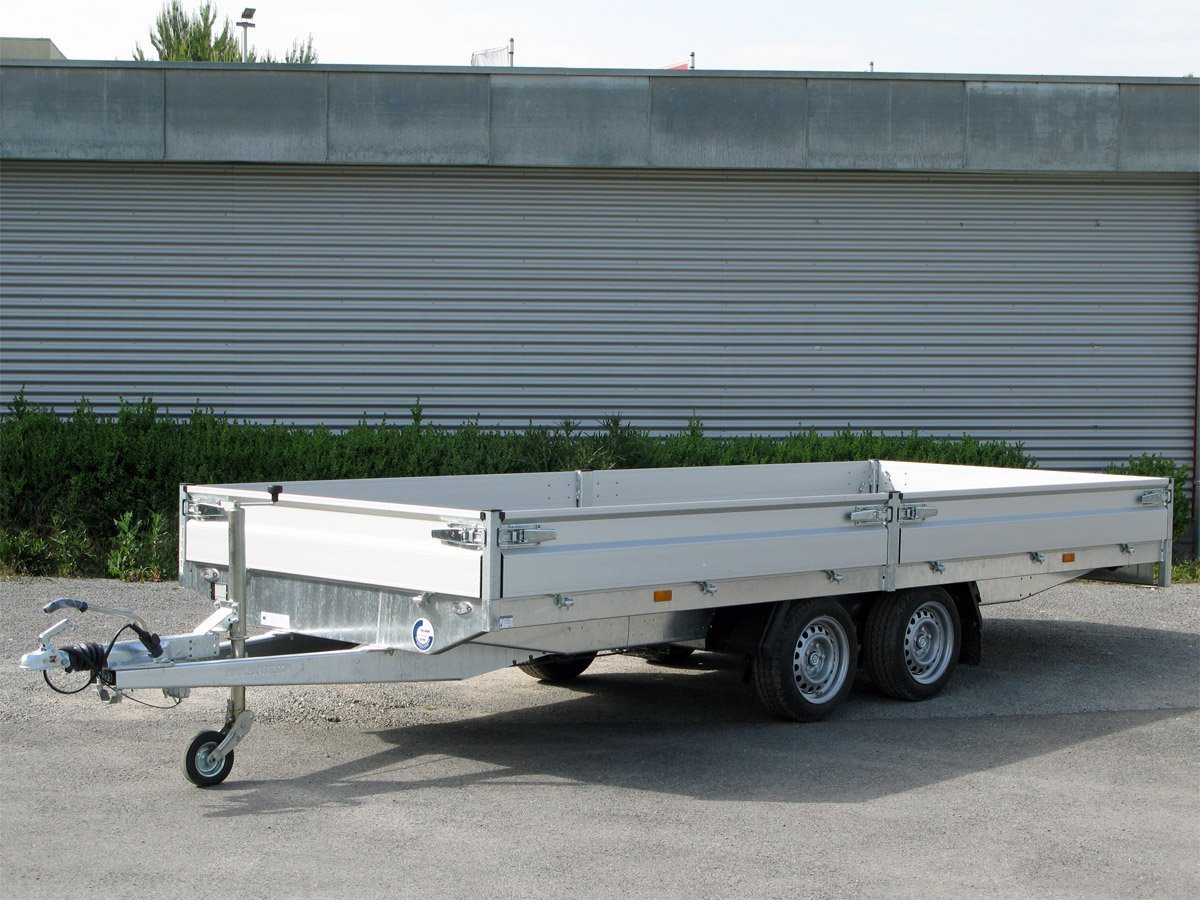 Hapert Azure H-2 2700 Pritschenanhänger, 5050 x 1800, mit Reifen der Größe 185R14C – Ansicht 1