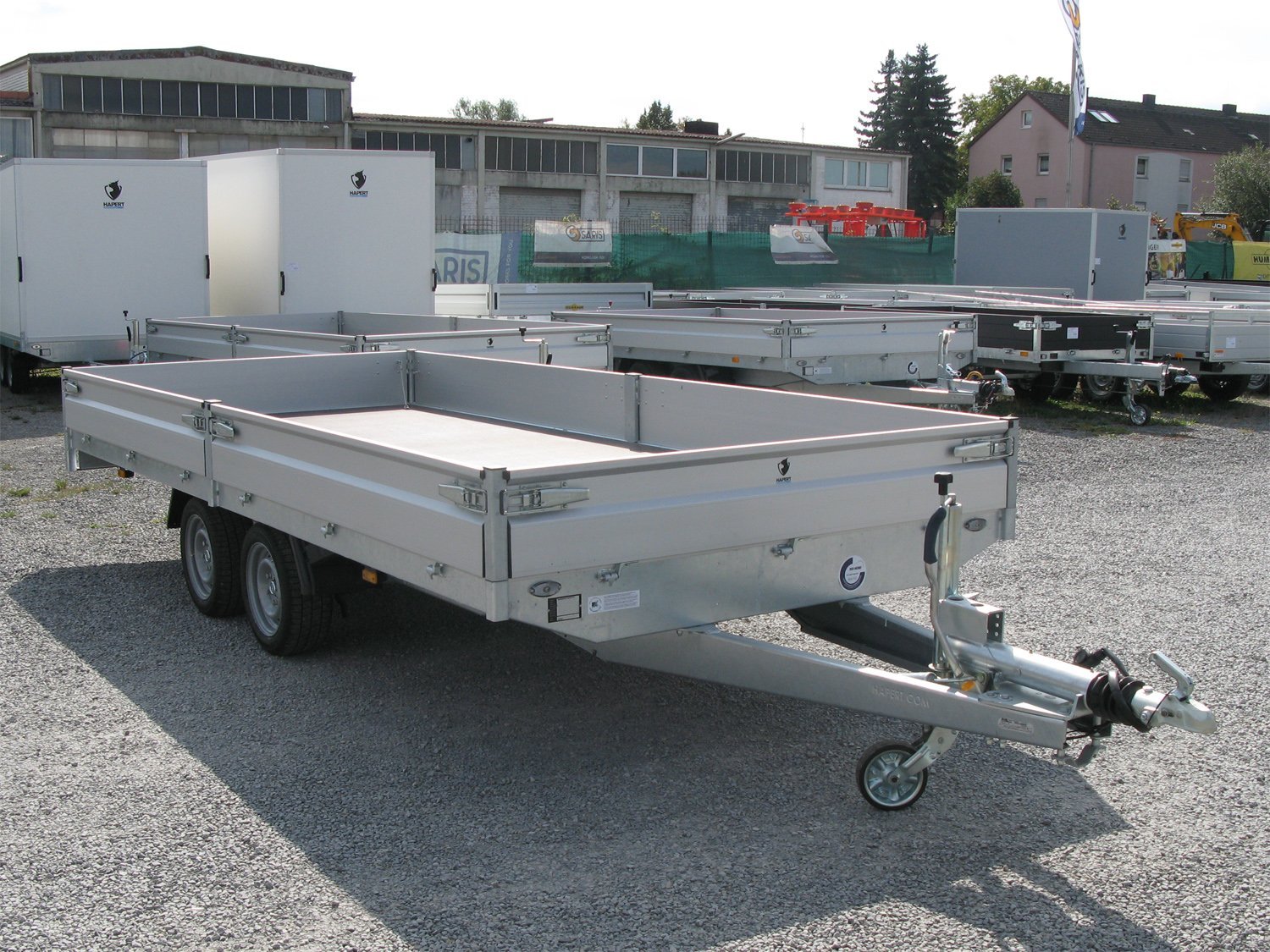 Hapert Azure H-2 3500 Pritschenanhänger, 4550 x 2000, mit Parabelfederung – Ansicht 1