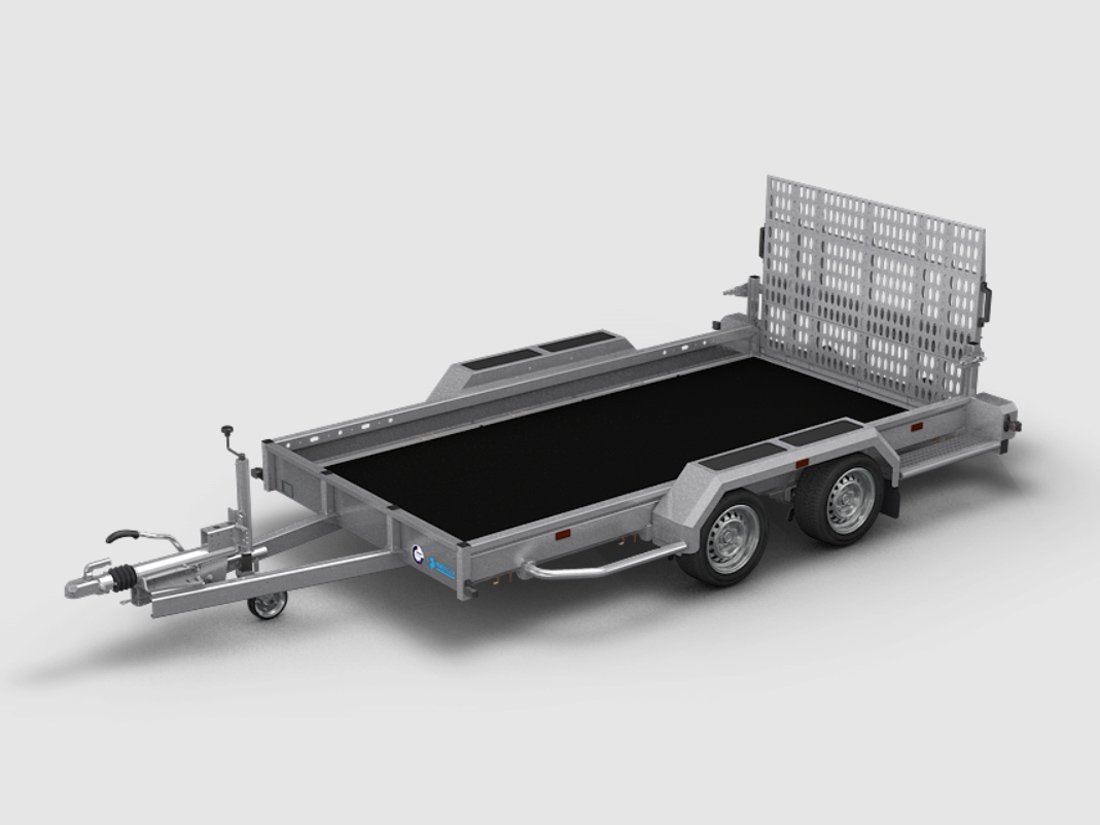 Hapert Indigo LF-2 Maschinenanhänger 3500, 4050 × 1590 mm – Ansicht 1