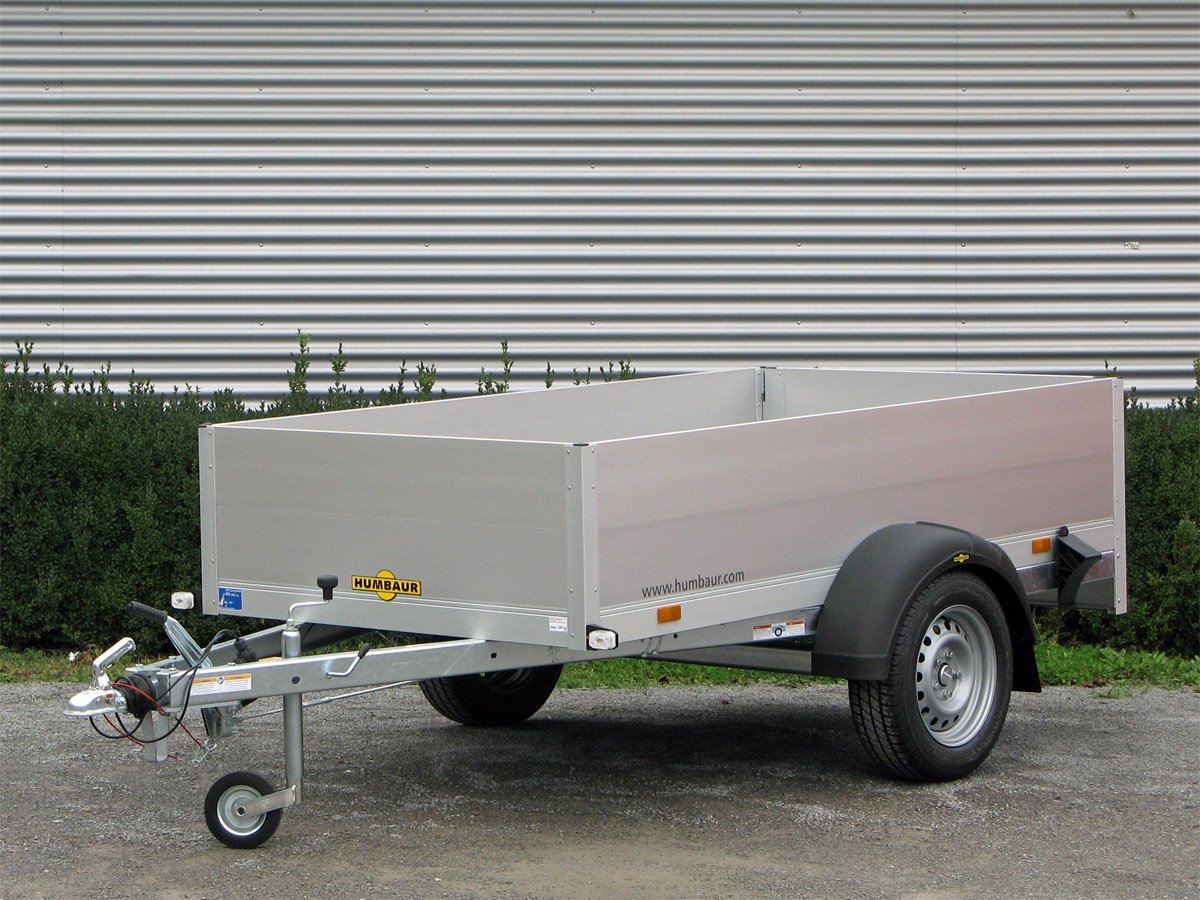 Humbaur-Nutzanhänger HA102111-5 mit 500 mm hohen Bordwänden – Ansicht 1