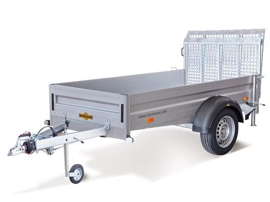 Humbaur-Nutzanhänger HA132513 ÜFW 1300 kg mit klappbarer Gitterrampe – Ansicht 1