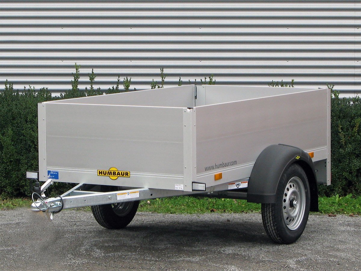 HUMBAUR-Nutzanhänger HA752513-5 mit 500 mm hohen Bordwänden – Ansicht 1
