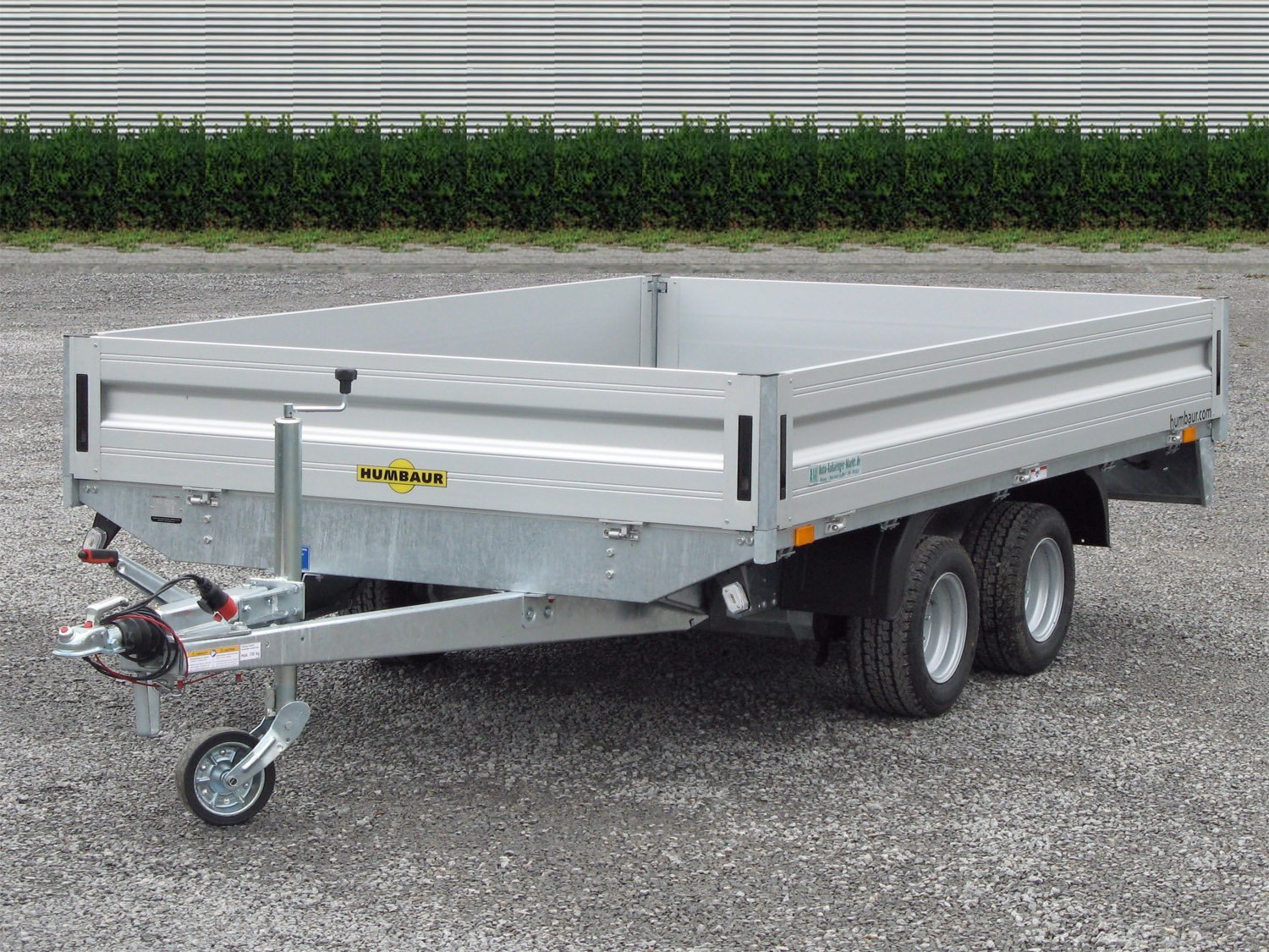 Humbaur-Pritschenanhänger HN304121, 3000 kg, mit 12 Zurrösen – Ansicht 1