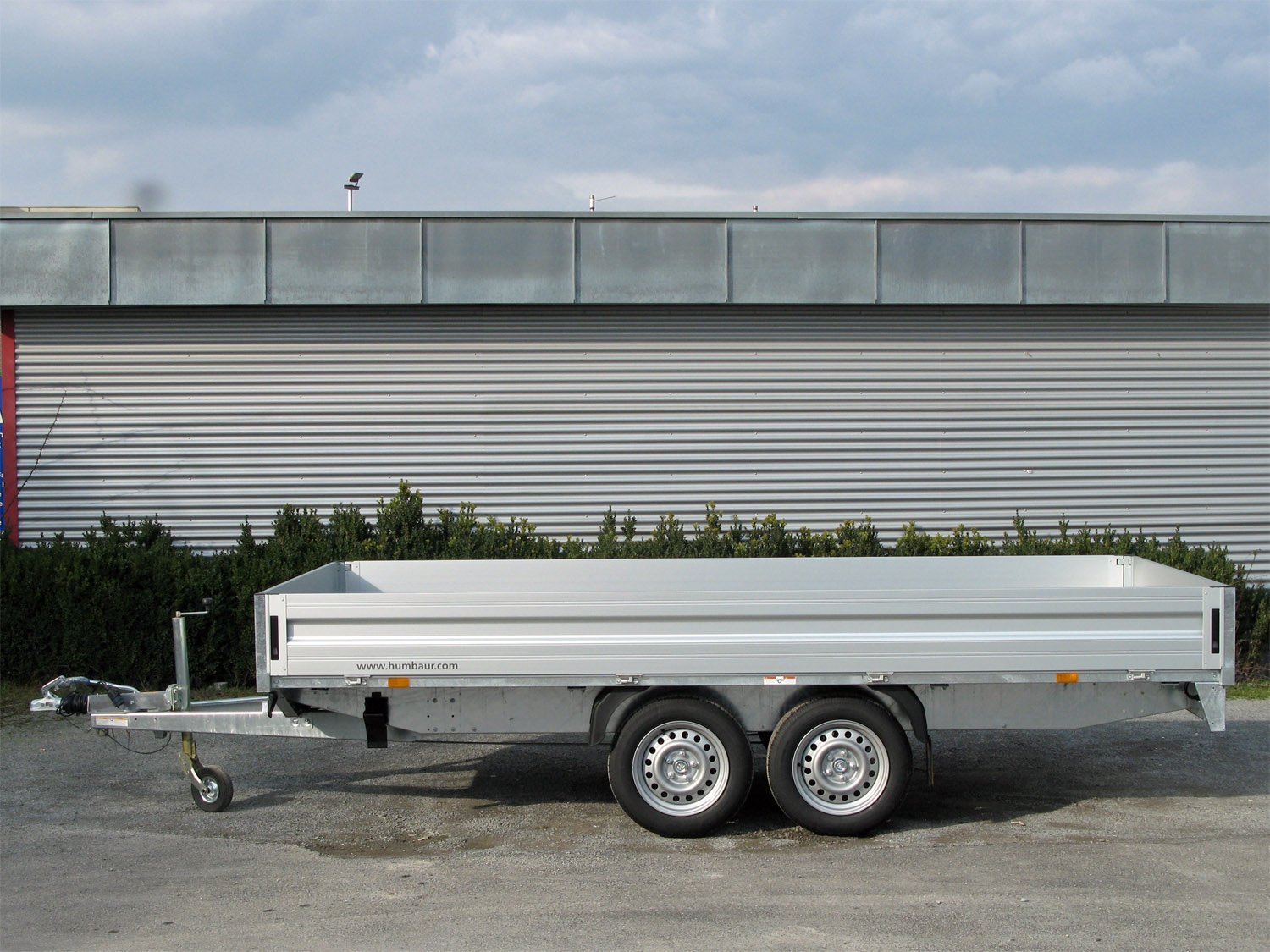 Humbaur-Pritschenanhänger HT354121, 3500 kg, mit 12 Zurrösen – Ansicht 1