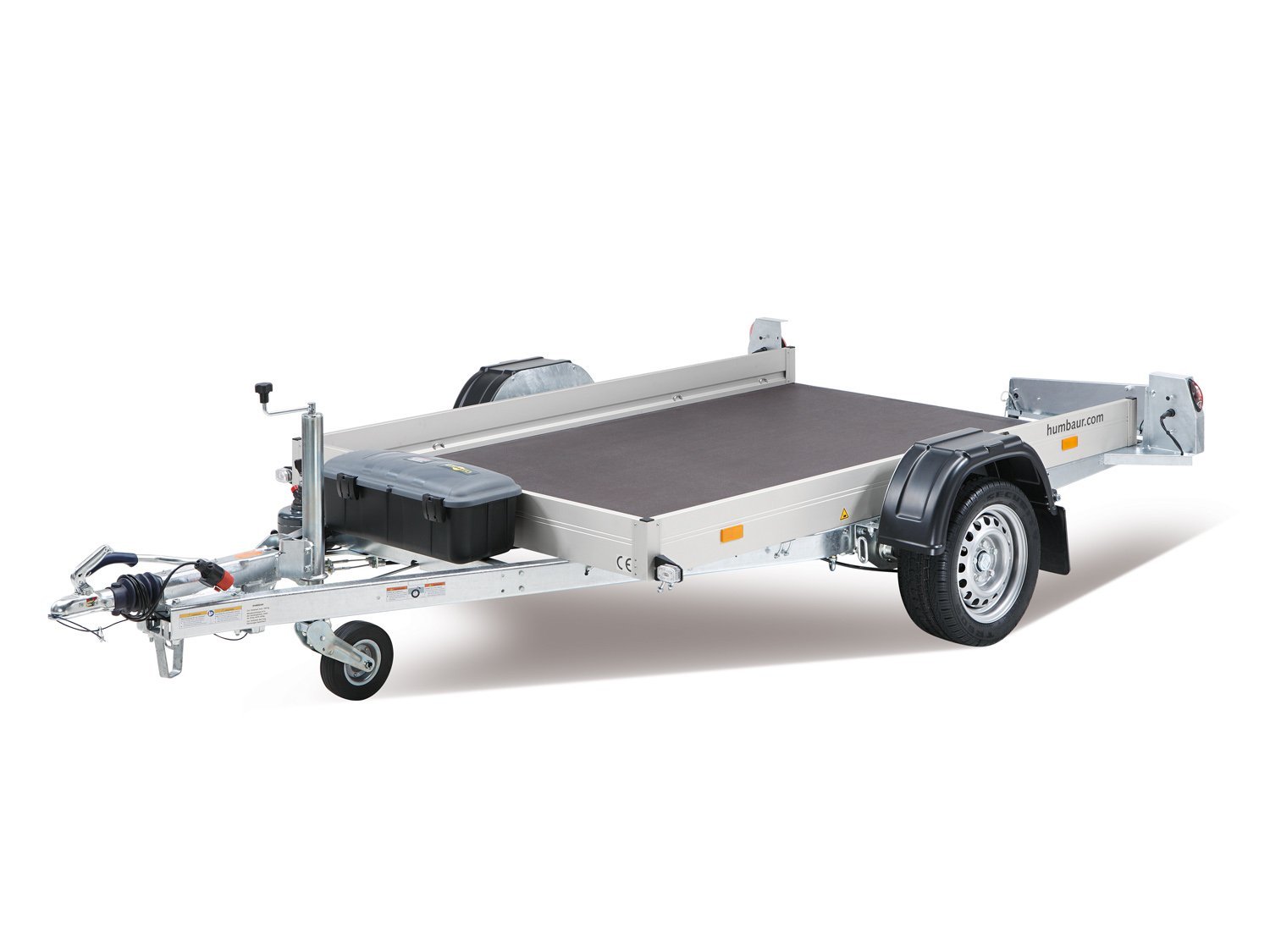 Humbaur-Tieflader HKT 132515 S, 1350 kg, 100-km/h-Ausführung – Ansicht 1