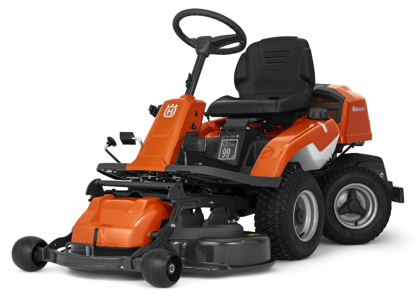 Husqvarna R 214TC Frontmäher mit 94 cm Combi-Mähdeck – Ansicht 1