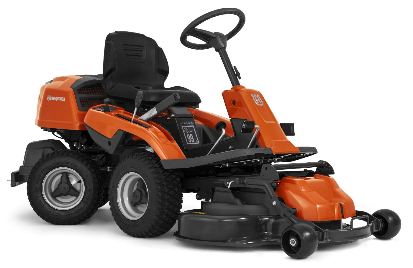 Husqvarna Rider R 214TC Aufsitzmäher mit 94 cm Combi-Mähdeck, Modell 2023 – Ansicht 1