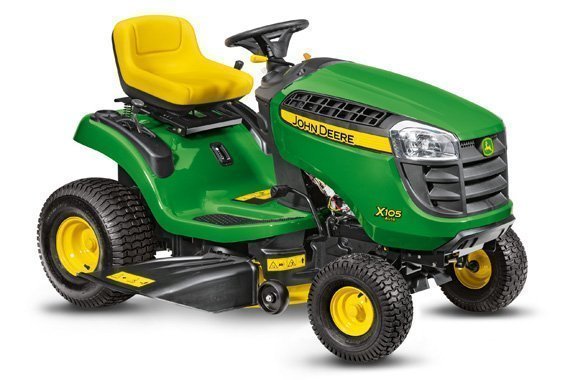 John Deere X107 Aufsitzmäher – Ansicht 1