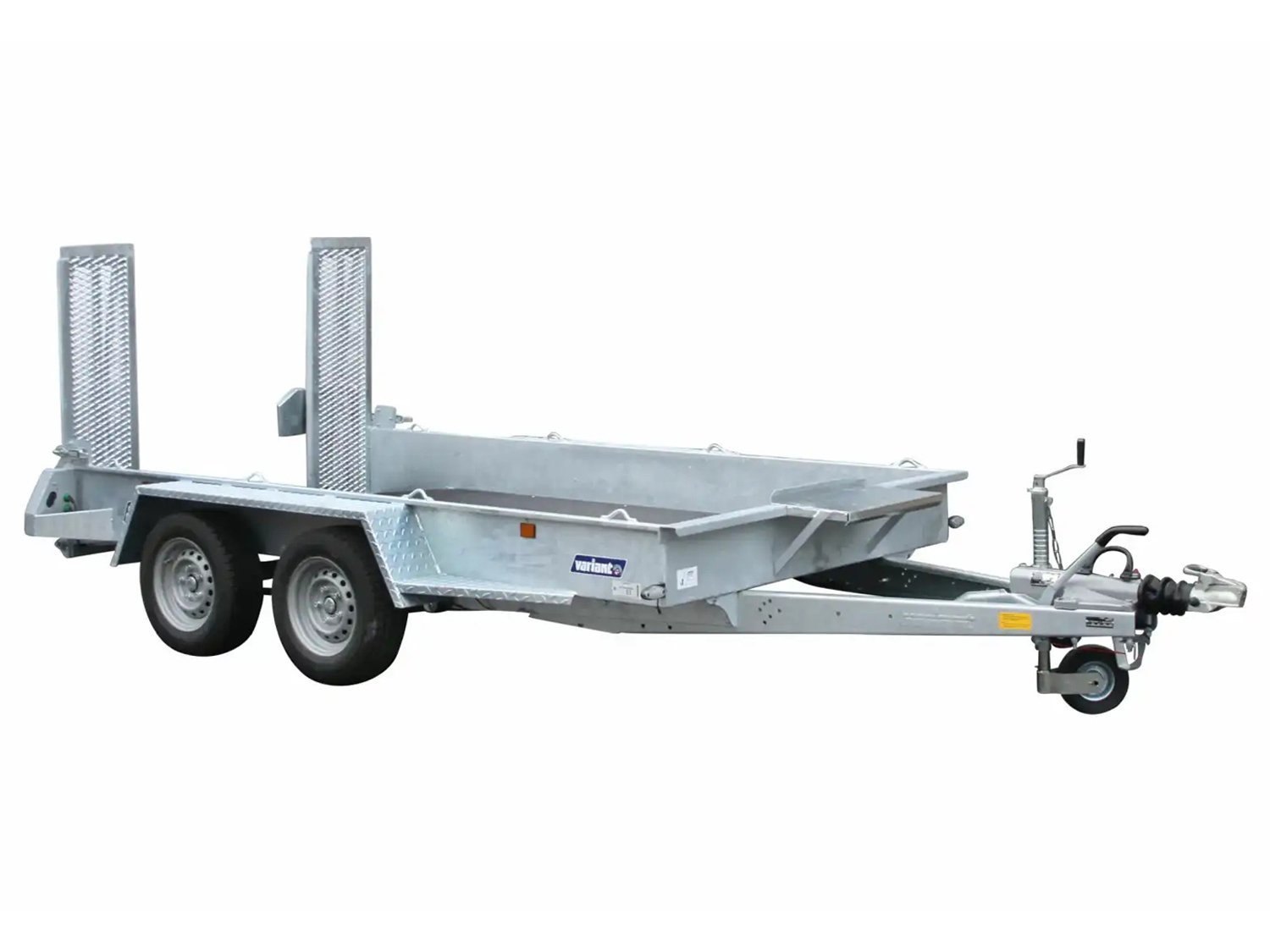 Maschinentransportanhänger Variant 2716 B3 mit Parabelfederung und einer Ladehöhe von 29 cm – Ansicht 1