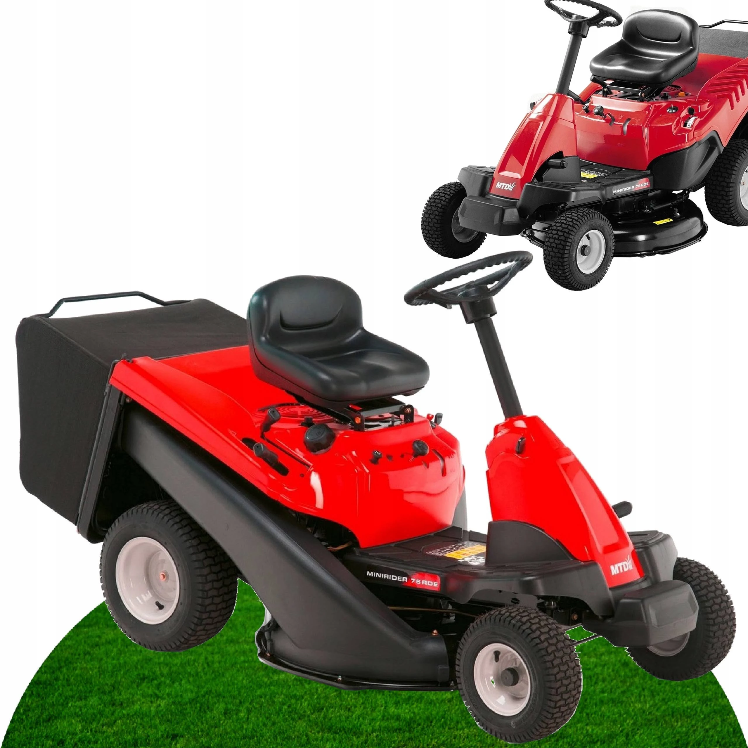 MTD Optima Minirider 76 RDE Aufsitzmäher – Ansicht 1