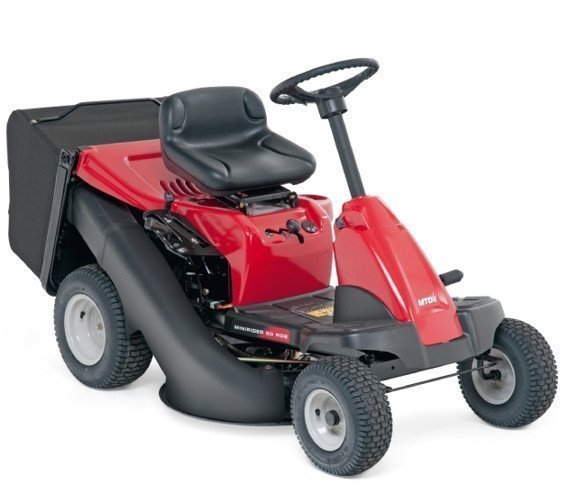 MTD Smart 60 RDE Minirider mit Heck-Grasauffangbehälter – Ansicht 1