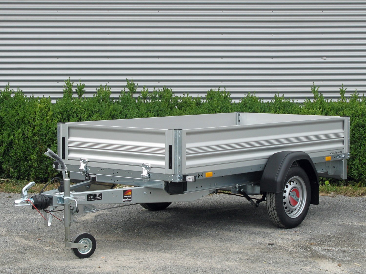 STEMA ST O1 7,5-25-13,1 Nutzanhänger mit Aluminium-Seitenwänden – Ansicht 1