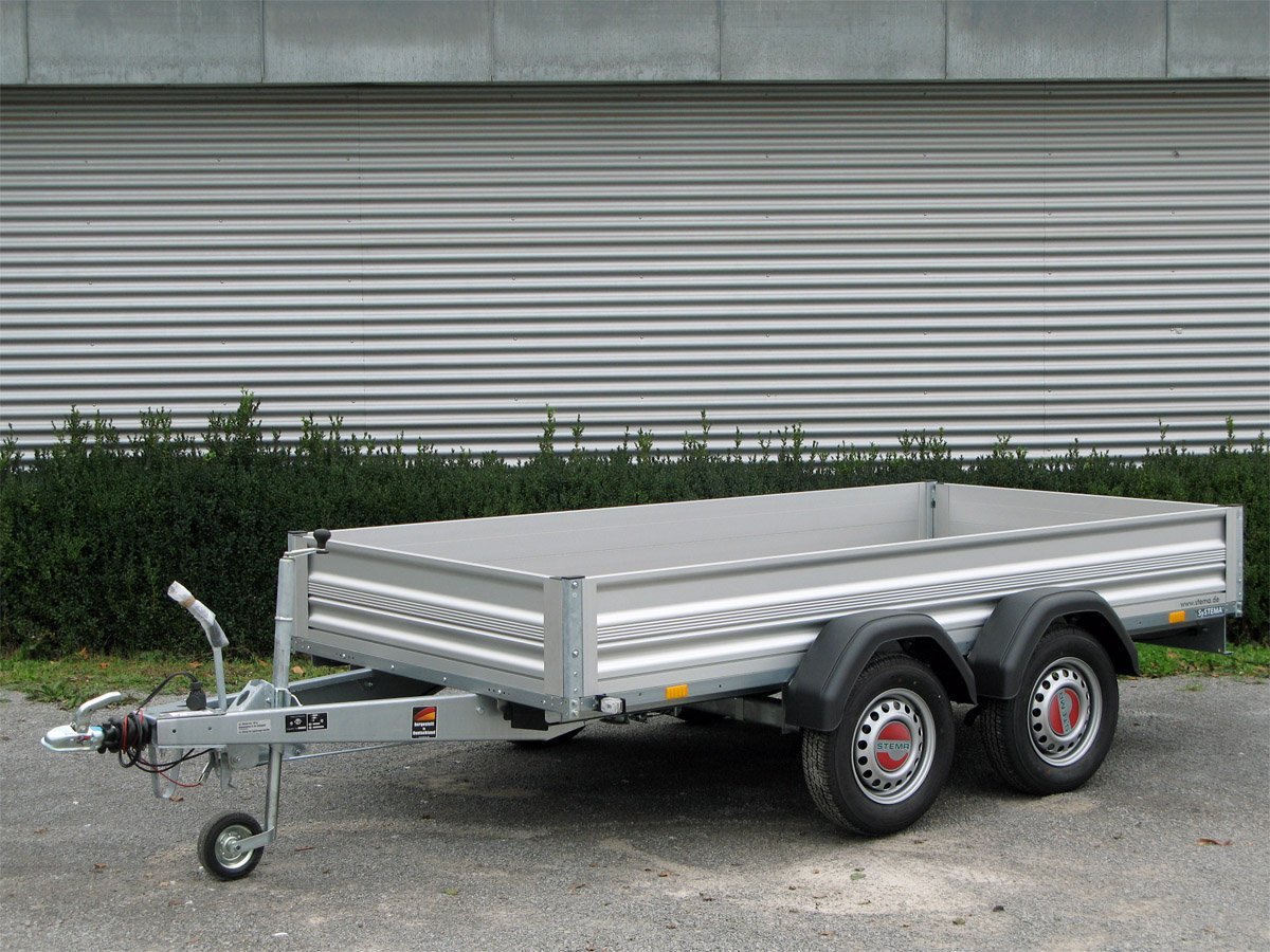 STEMA STL 2000 O2 20-30-15,2 ALU Tandem-Nutzanhänger – Ansicht 1