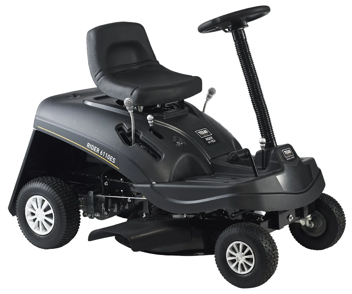 Texas Aufsitzmäher Rider 6110ES Black Series – Modell 2024 – Ansicht 1