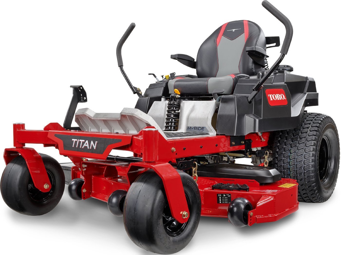 Toro TITAN XS 4850 MyRIDE Aufsitzmäher – Ansicht 1