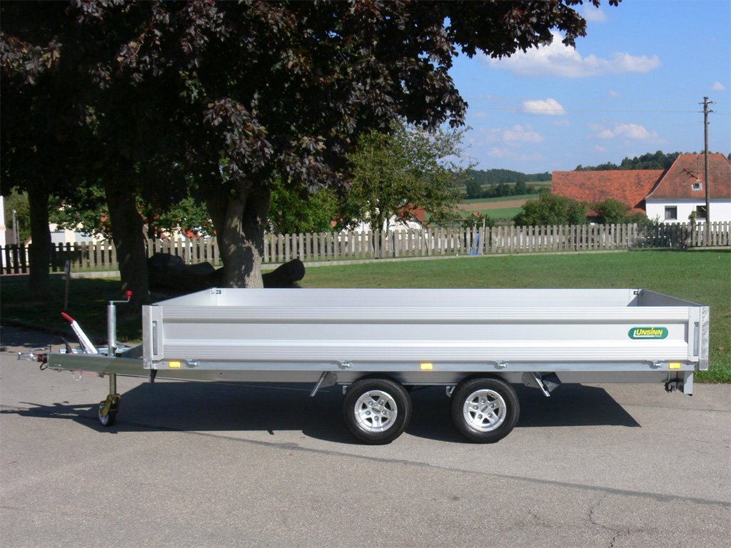 Unsinn-Pritschenanhänger UH 3617-26-10, 2600 kg, 100-km/h-Ausführung – Ansicht 1
